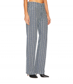 Logo Jacquard Mid Rise Relaxed Straight
