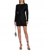 Silk Keyhole Back Dress