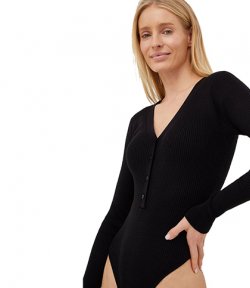 Black DKNY Bodysuit