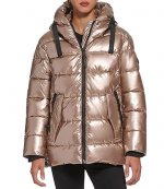 Gold DKNY Puffer Jacket