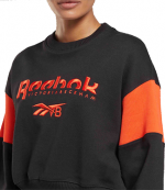 Victoria Beckham Orange Graphic Sweatshirt