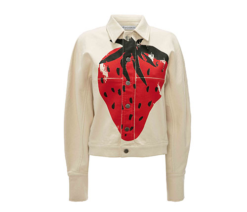 Volume Sleeve Strawberry Jacket