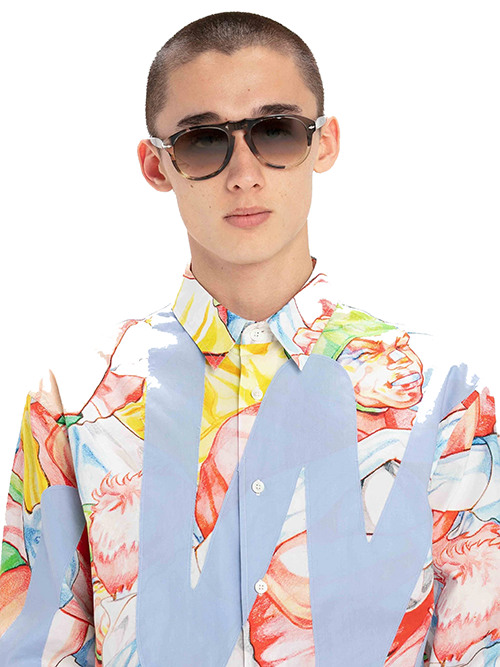 Printed JWA Logo Applique Shirt