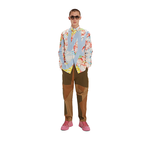 Printed JWA Logo Applique Shirt