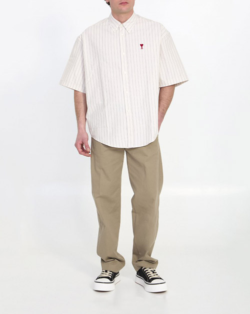 Striped Off White Ami De Coeur Shirt