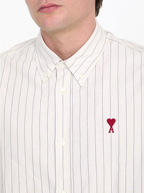 Striped Off White Ami De Coeur Shirt