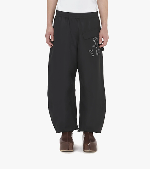 Black Twisted Joggers