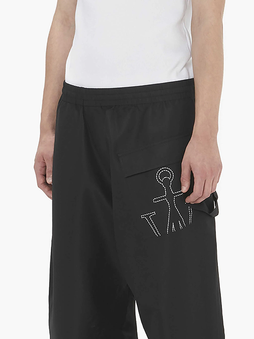 Black Twisted Joggers