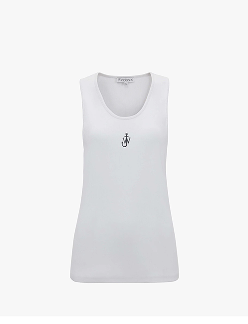 Anchor Embroidery Tank Top