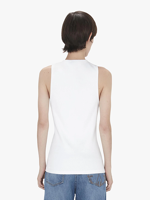 Anchor Embroidery Tank Top