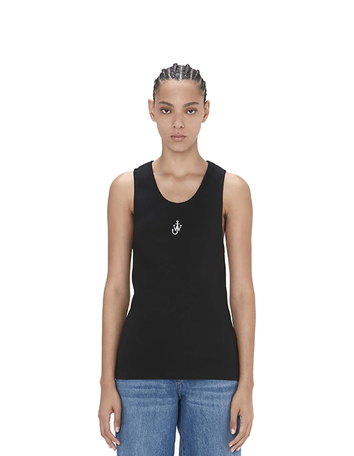 Anchor Embroidery Tank Top