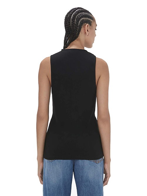 Anchor Embroidery Tank Top