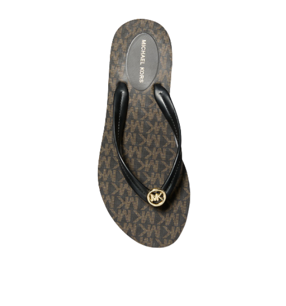 Posie Flip flop Brown PVC/MK Sig SM