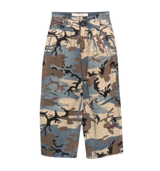Fat Angelo Print Denim Pants