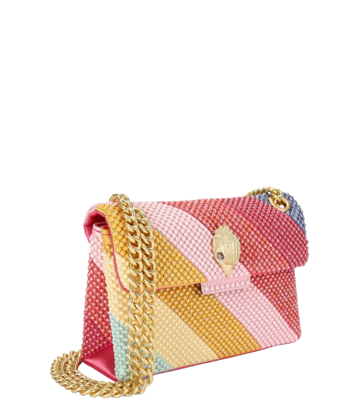 Multicolour Fabric Mini Kensington Bag