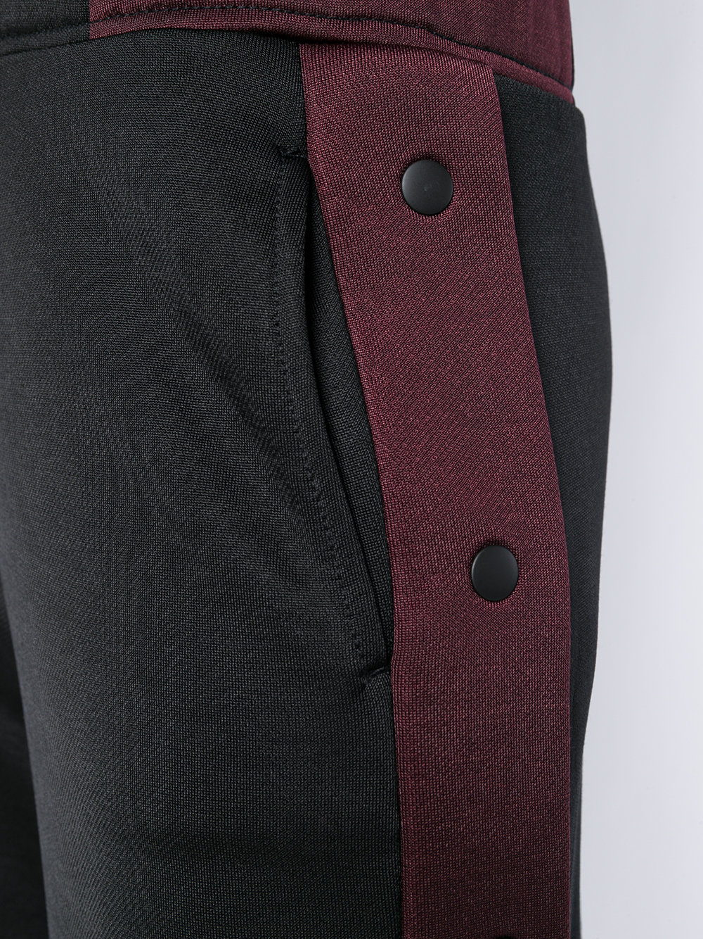 ALEXANDER WANG SLEEK FRENCH WIDE LEG PANT W/ T DETAILS