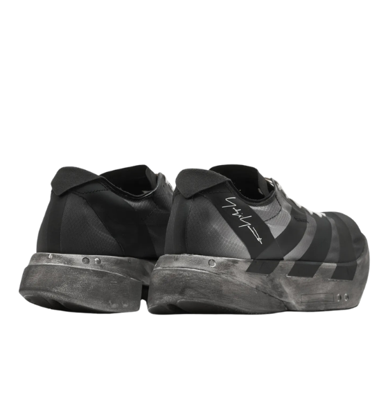 Black/Grey Y-3 Adios Pro 4