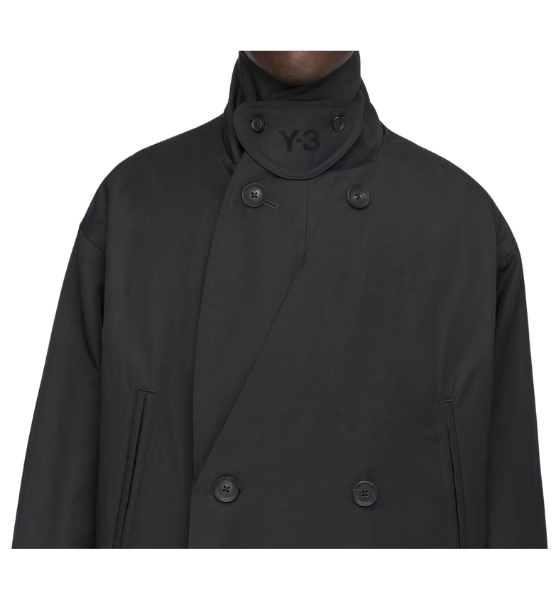 Black Cbn Nylon Coat