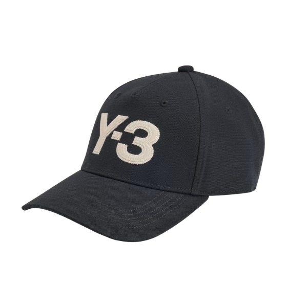 Black/White  Y-3 Logo Cap