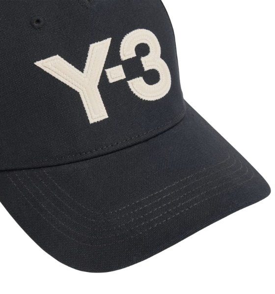 Black/White  Y-3 Logo Cap
