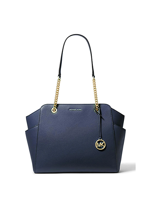 Jacquelyn Navy Tote Bag
