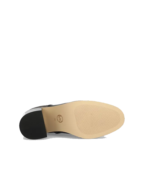 Regan Mid Black Brown Logo Bootie