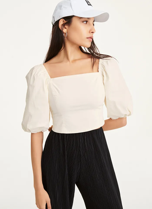 White Longsleeve Dkny Blouse