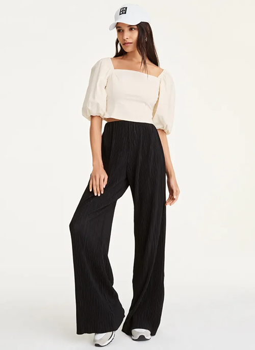 White Longsleeve Dkny Blouse