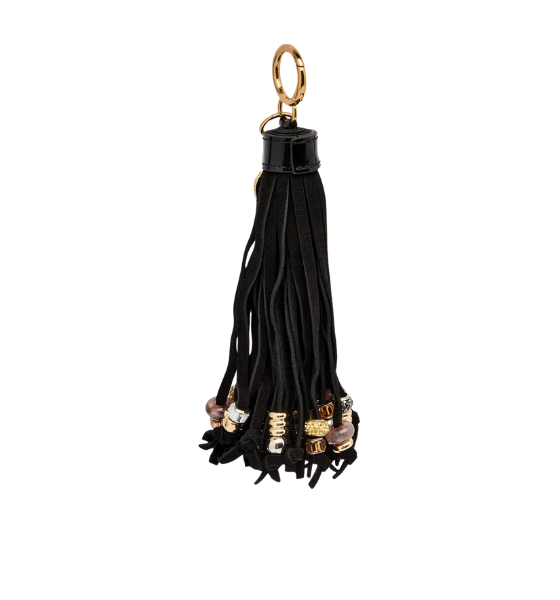 Black Tassel Beads Charm