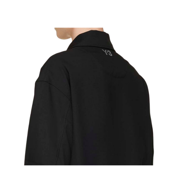 Black Y-3 Sport Uniform Coach Jacket