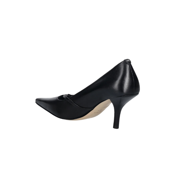 Black Leather Selina Pump