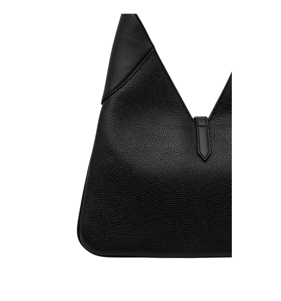 Black Leather Cornelia Bag