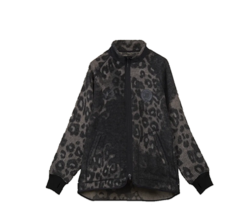 Y-3 Black Grey Fleece Jacket