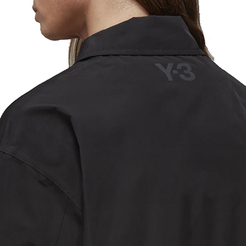 Y-3 Classic Dorico Nylon Black Car Coat