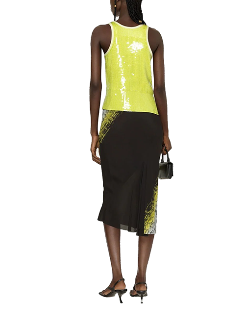 Sequins Tank Square T-Shirt