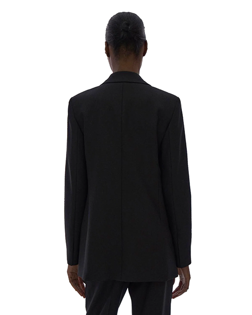 Stretch Wool Black Blazer
