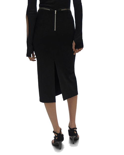 Slip Pencil Black Skirt