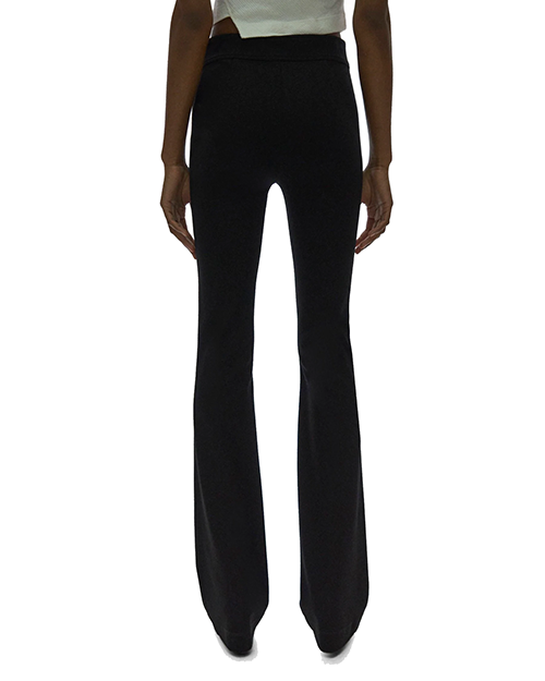 Ponte Bootcut Black Pants