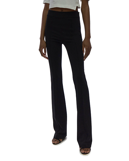 Ponte Bootcut Black Pants