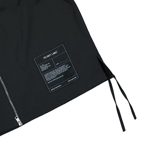 Zip Short Sleeve Black Shirt