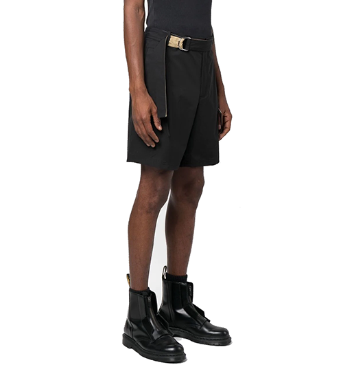 Zip Black Short