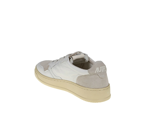 Autry 01 Low Suede White Sand