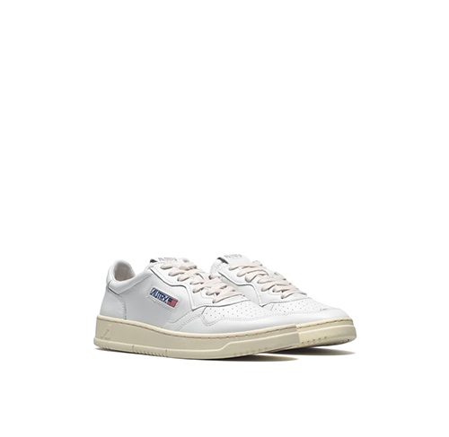 Autry 01 Low Leat White