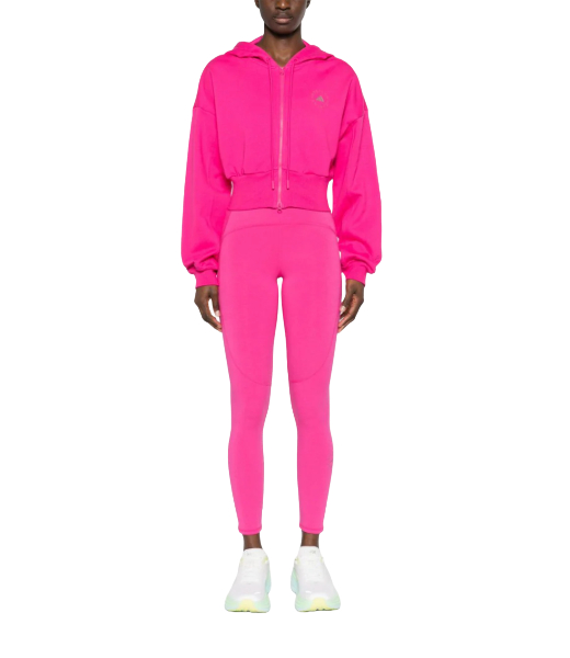 Adidas X Stella McCartney CRO HOODIE Fuxia Crop Hoodie