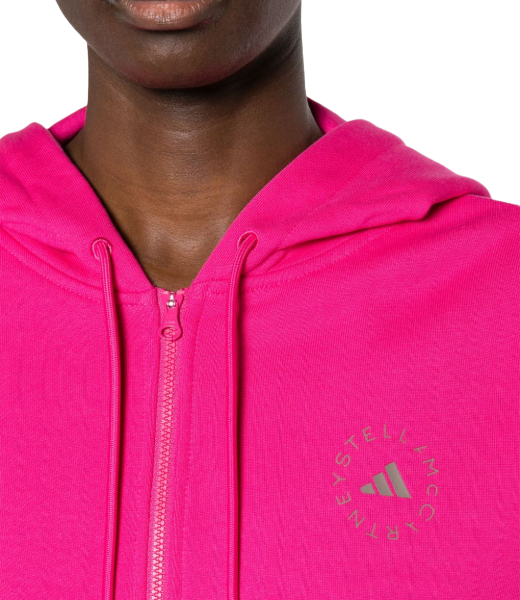 Adidas X Stella McCartney CRO HOODIE Fuxia Crop Hoodie