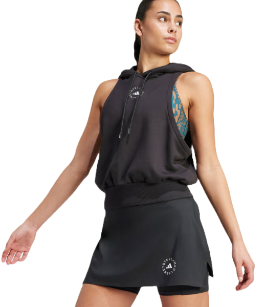 Adidas X Stella McCartney SLEEV H Black Sleevless Hoody Haut