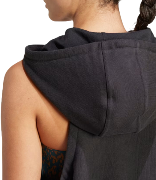 Adidas X Stella McCartney SLEEV H Black Sleevless Hoody Haut