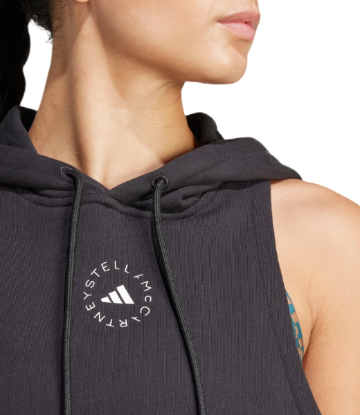 Adidas X Stella McCartney SLEEV H Black Sleevless Hoody Haut