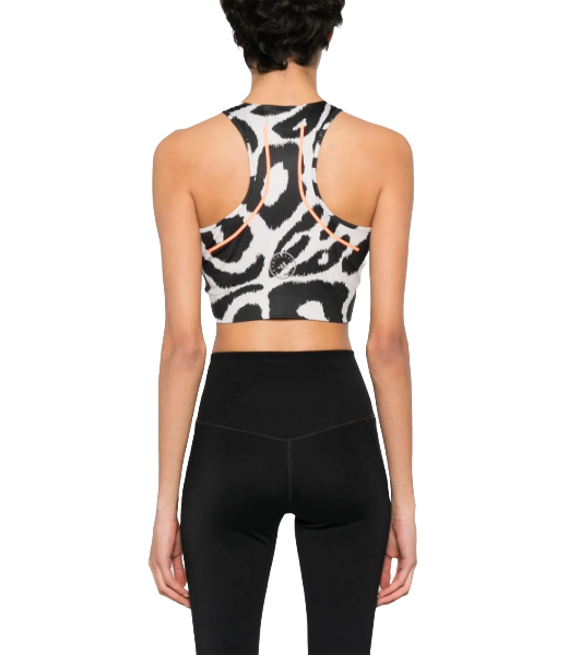 Adidas X Stella McCartney TPA CR P Animalier Crop Top
