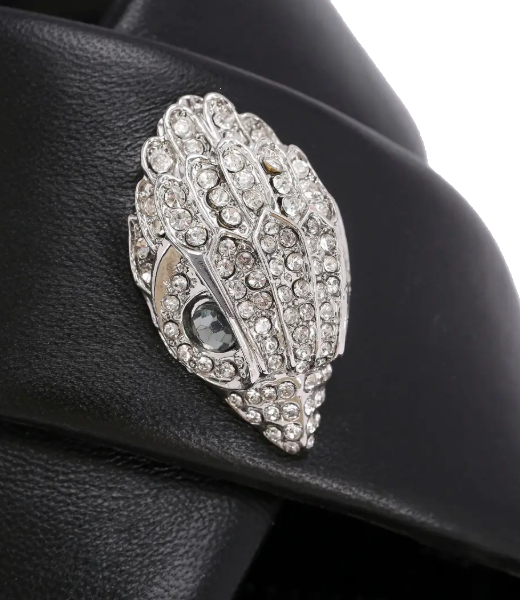 Orson Cross Strap  black Sandal